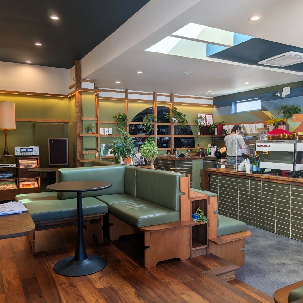 The interior of Dedo Coffee